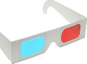 Ochelari 3D red-cyan