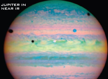 Jupiter in infrarosu