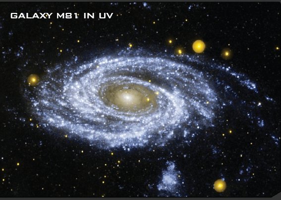 Galaxia M81 in UV