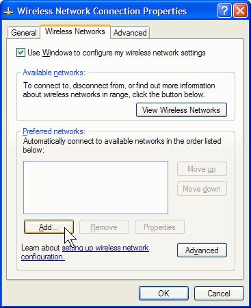 Windows XP retele wireless ad-hoc