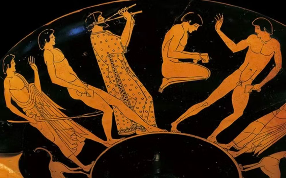 Antrenament pe muzică, vechii greci