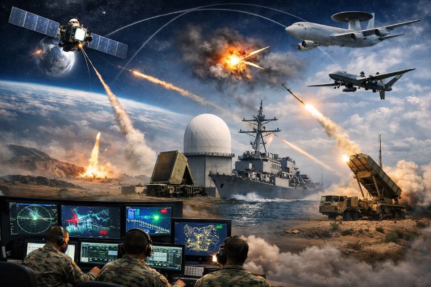 Sistem integrat detecție rachete și drone