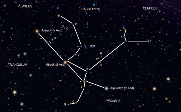 Constelaţia Andromeda