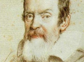 Galileo Galilei. Portret de Ottavio Leoni. Detaliu