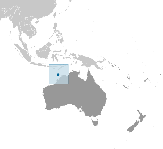 Insulele Ashmore şi Cartier harta