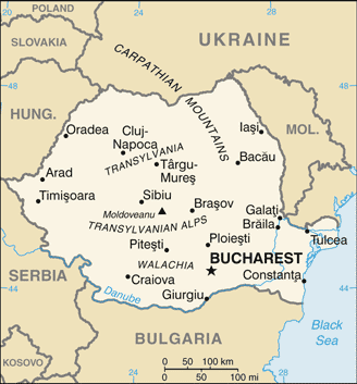Hartă România