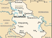 Serbia. Harta