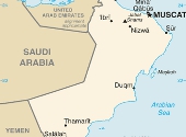 Oman. Harta