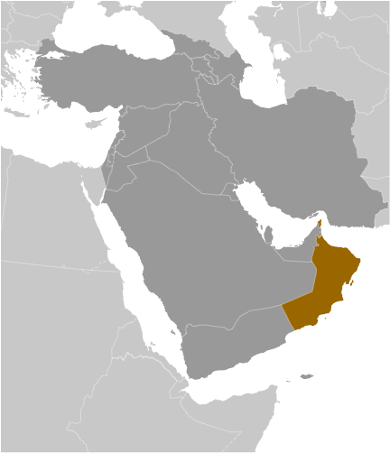 Oman pozitie geografica localizare