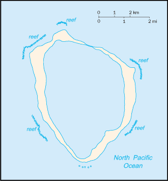 Insulele Clipperton harta