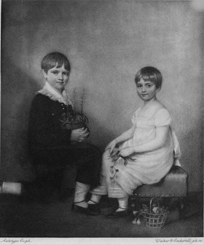 Charles Darwin si sora acestuia Catherine