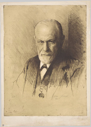 Freud - portret realizat de Ferdinand Schmutzer