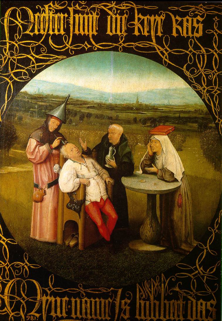 Hieronymus Bosch - Vindecarea nebuniei