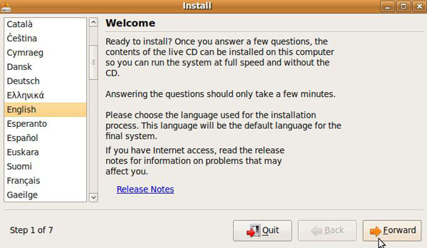 Instalare Ubuntu