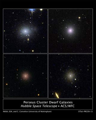 Grupul de galaxii pitice Perseu